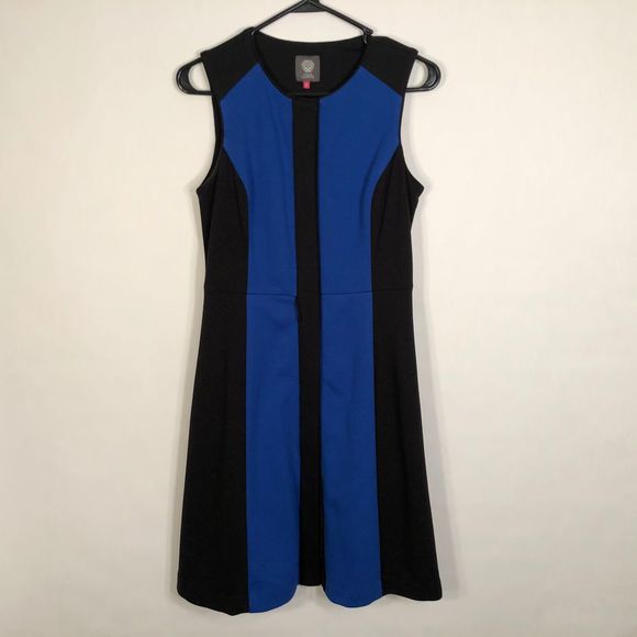 Vince Camuto Dresses & Skirts - Vince Camuto 6 Dress Blue Black Colorblock 686